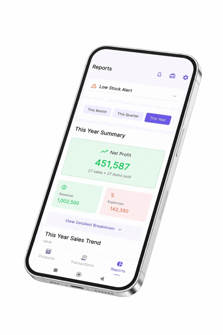 Report mockup